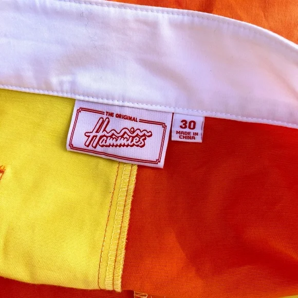 Size 30 waist Hammies board shorts and matching size L swim top - Picture 5 of 10